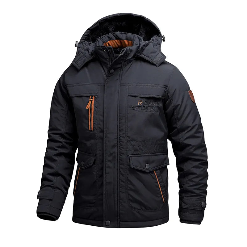 Reuben | Wasserdichter Herrenparka mit Fleecefutter