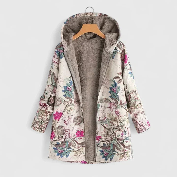 Theodora | Damen-Kapuzenjacke mit Fleecefutter