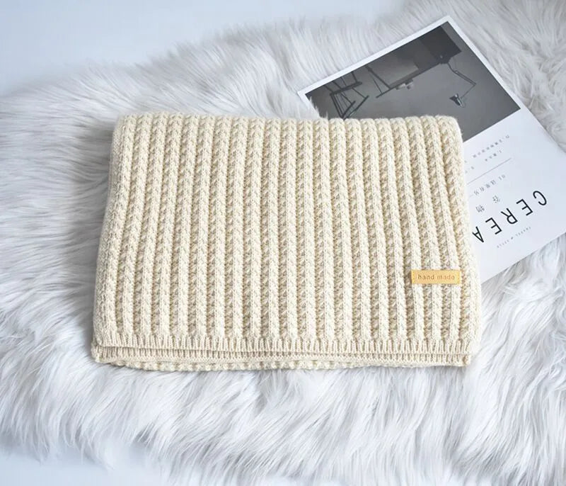 Tilda | Women's Wool Ribbed Knit Scarf