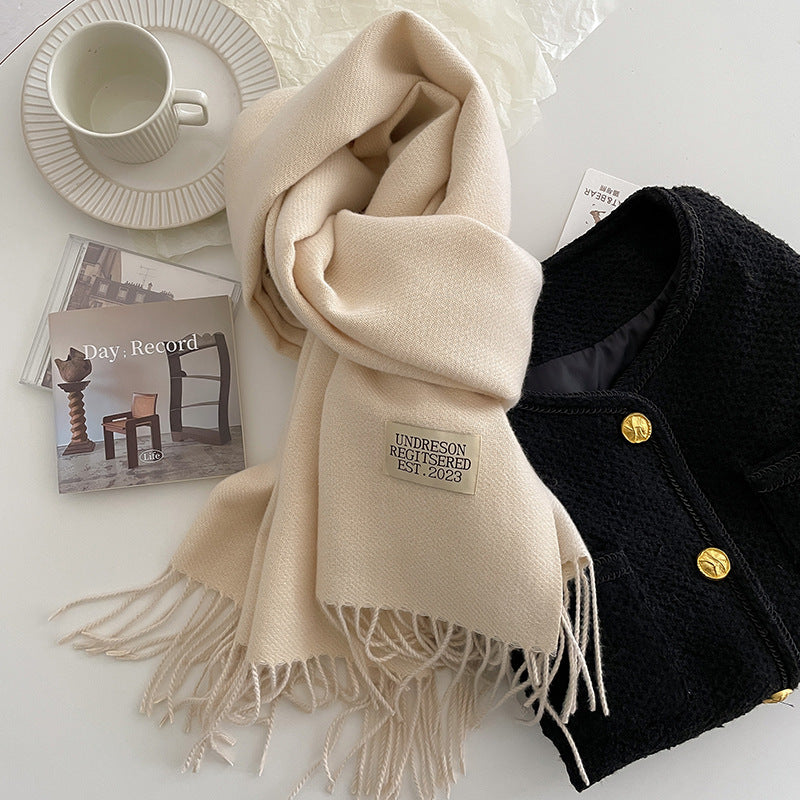 Vesper | Women's Two-Tone Fringe Scarf