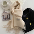 Vesper | Women's Two-Tone Fringe Scarf