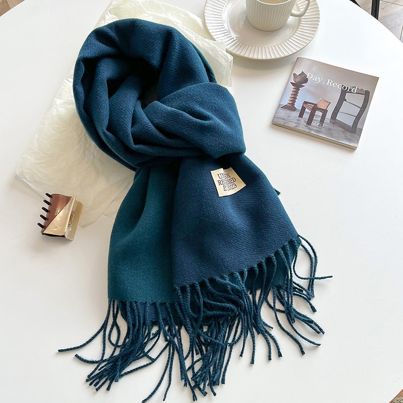 Vesper | Women's Two-Tone Fringe Scarf