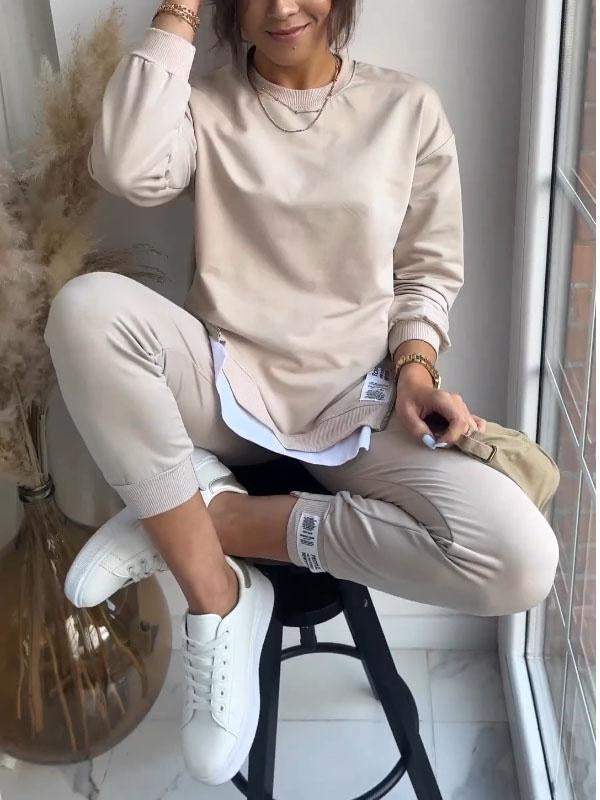 Vivienne | Zweiteiliges Damen-Lounge-Set mit Seitenschlitzen