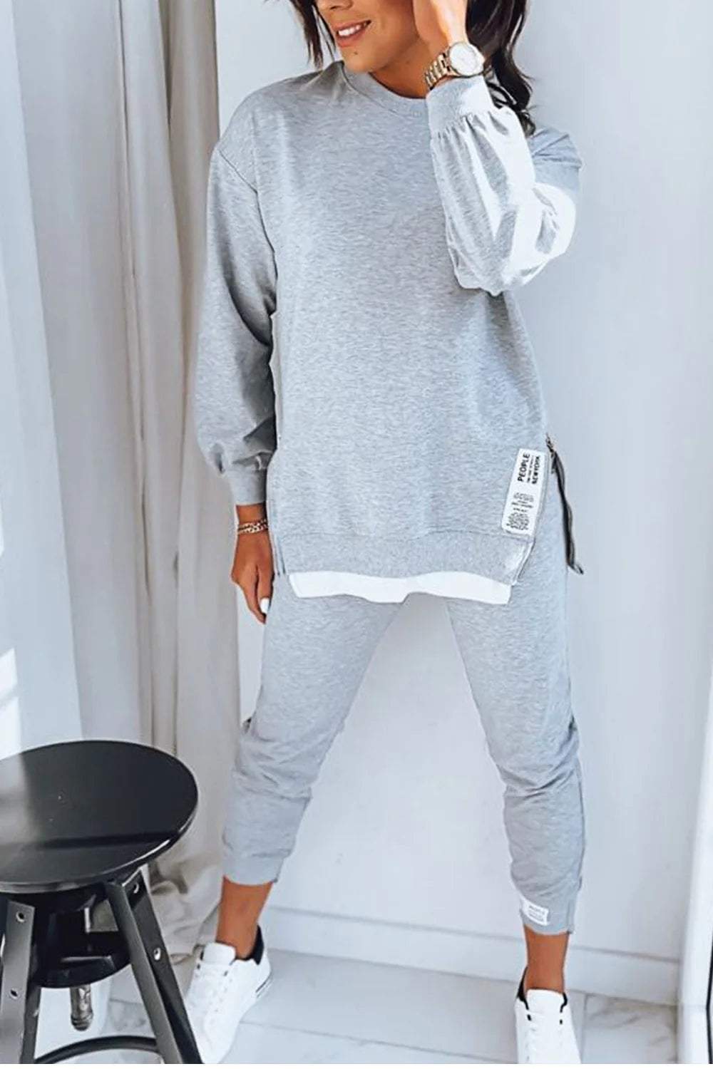 Vivienne | Zweiteiliges Damen-Lounge-Set mit Seitenschlitzen