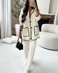 Wanda | Damen-Set aus Strickjacke und Hose