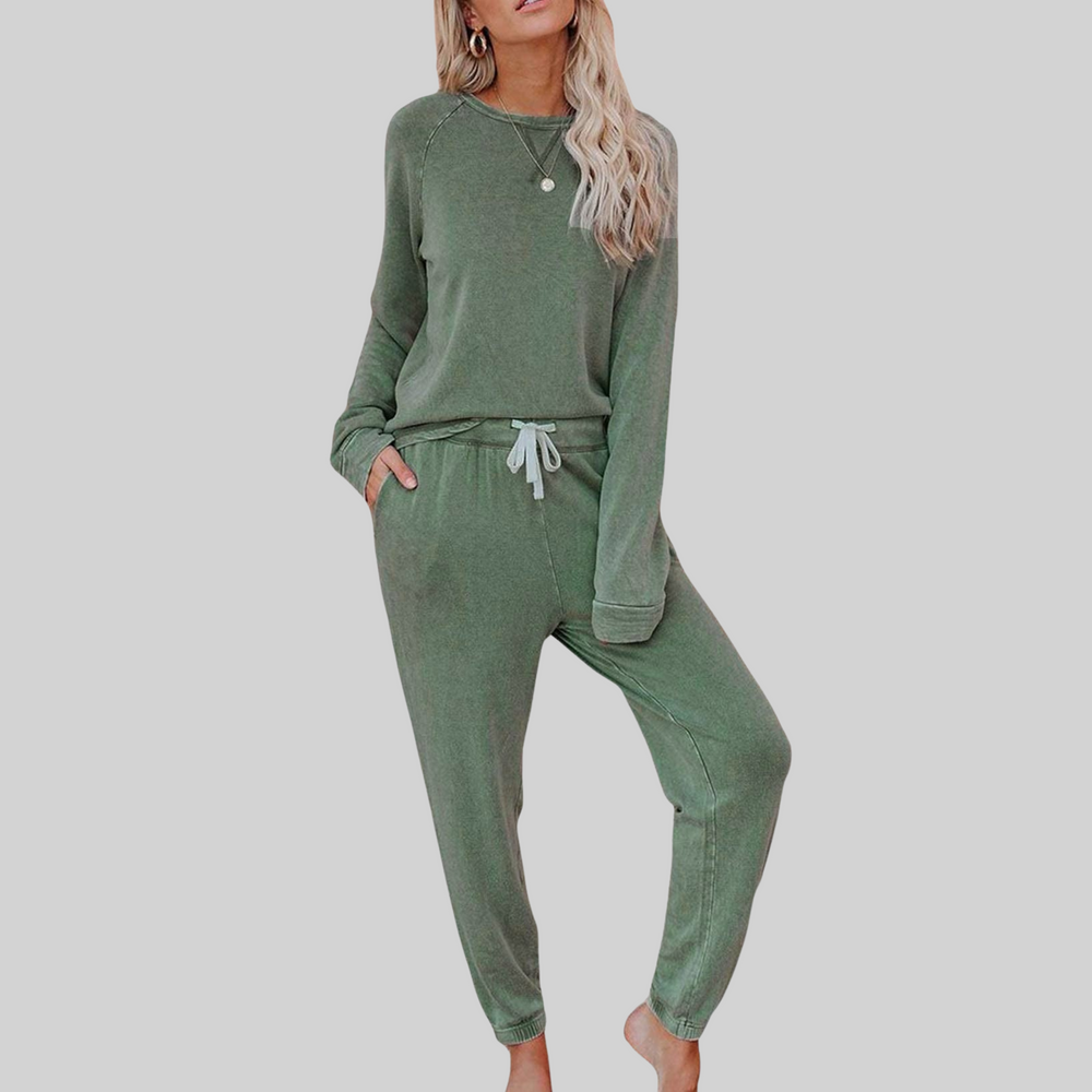 Wynne | Women's Long Sleeve Jogger Lounge Set